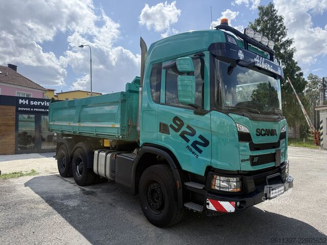 Wywrotka trójstronna SCANIA G 450 XT 6x4 BORDMATIC MEILLER TOP