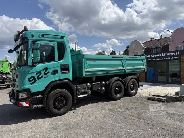 Wywrotka trójstronna SCANIA G 450 XT 6x4 BORDMATIC MEILLER TOP