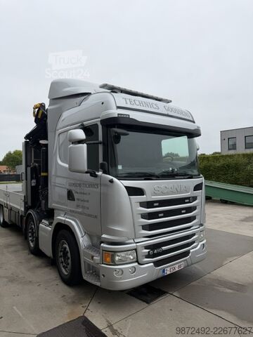 Grue montée sur camion SCANIA G 410
