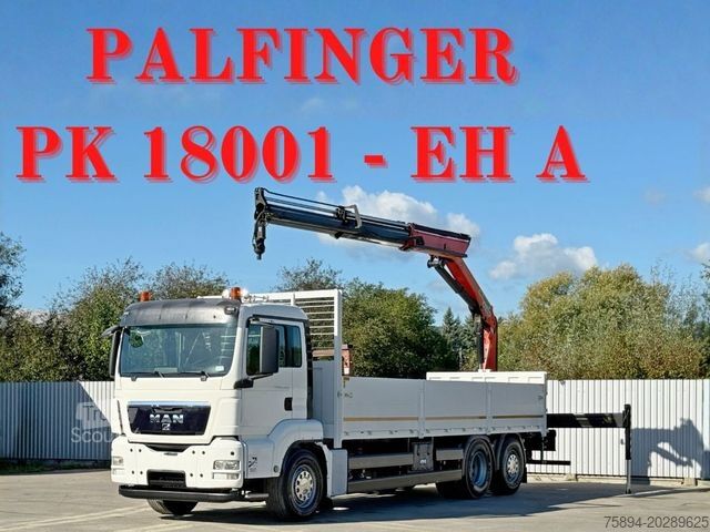 Jeřáb na nákladním automobilu MAN TGS 26.440* PK 18001 - EH A + FUNK* TOPZUSTAND