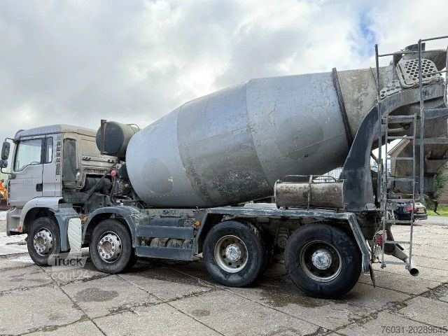 شاحنة خلاطة خرسانة MAN TGA 35.360 8X4 SCHWING Beton Mixer Spring/Spring