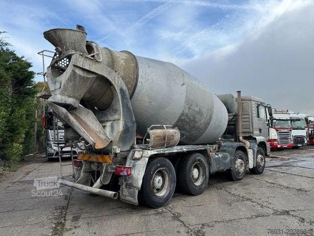 شاحنة خلاطة خرسانة MAN TGA 35.360 8X4 SCHWING Beton Mixer Spring/Spring