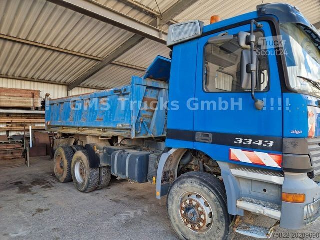 Autocarro ribaltabile MERCEDES-BENZ Actros 3343 / 6X6 ALLRAD / NUR 180km / GERMAN