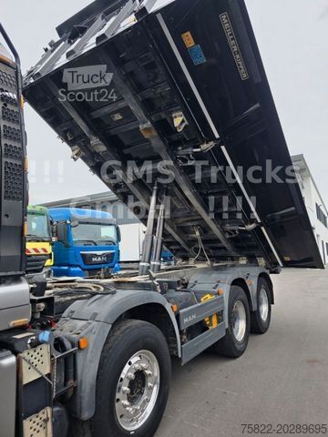 Tovornjak prekucnik MAN TGS 35.480 / WECHSEL Meiller Bordm + ISO Mulde