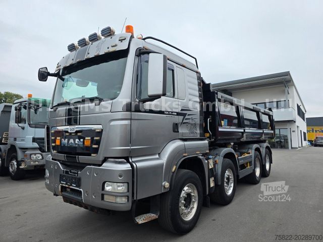 Трьохсторонній самоскид MAN TGS 35.480 / WECHSEL Meiller Bordm + ISO Mulde
