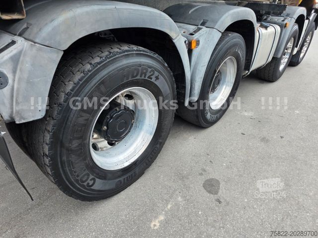 Трьохсторонній самоскид MAN TGS 35.480 / WECHSEL Meiller Bordm + ISO Mulde