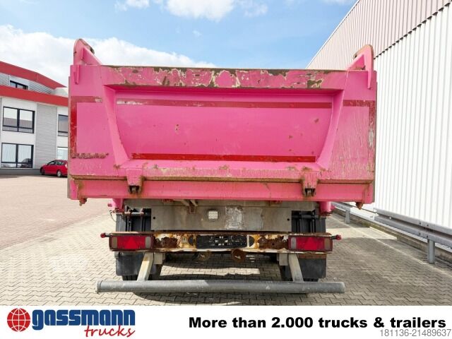 Three-way tipper trailer Schmitz ZKI 18-4.9, Stahlbordwände ca. 10m³, Rahmen