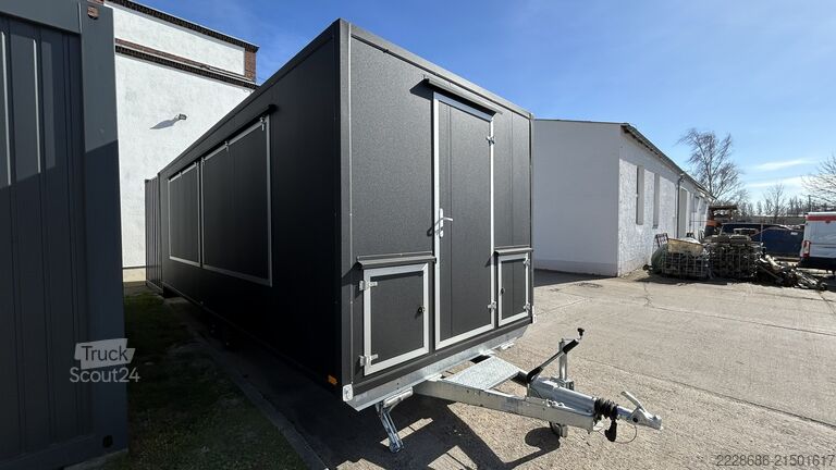 Prekybinis priekaba, 7 m maisto priekaba Imbisswagen, Imbissanhänger, 7 m Grillwagen