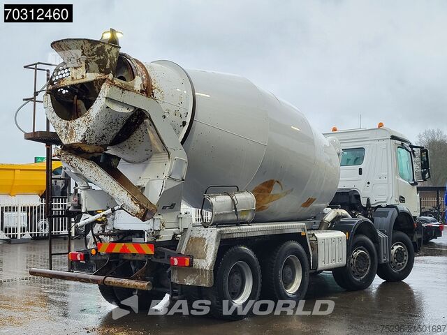 Blender Mercedes Arocs 3240 Arocs 8X4 9m3 Stetter Mixer Steelsus...