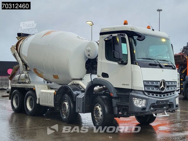Blender Mercedes Arocs 3240 Arocs 8X4 9m3 Stetter Mixer Steelsus...
