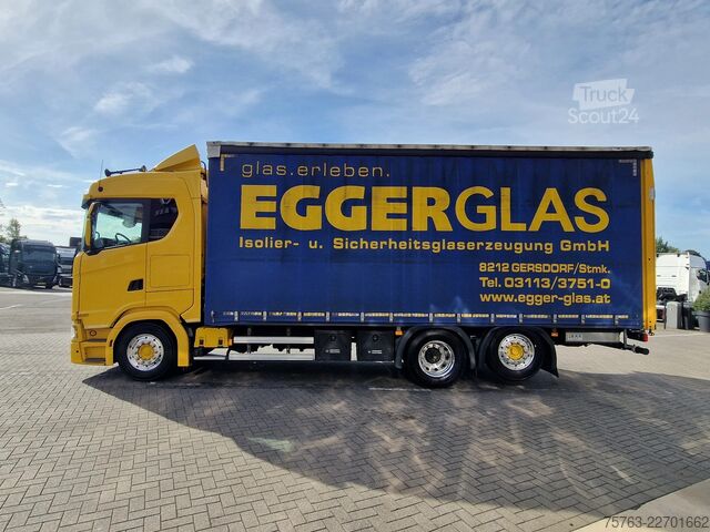 Bīdāmais tents Scania S 450 Highline 6x2*4 - Tautliner - Loadlift - R...