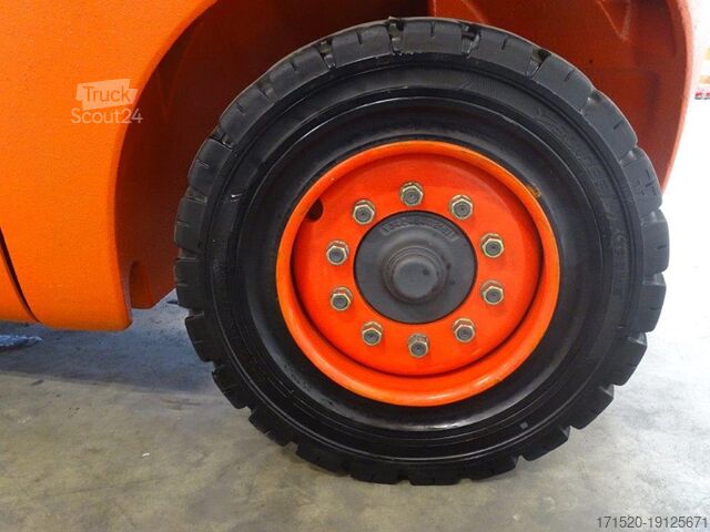 Čelný vysokozdvižný vozík Linde H50D-02 -Container-Indoor-Stapler -TRIPLEX