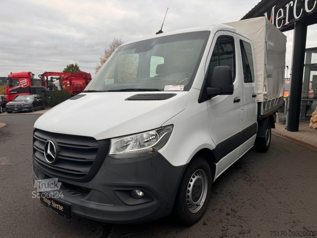 Furgon cu prelată laterală MERCEDES-BENZ Sprinter 215 CDI DoKa 9G Klima AHK SHZ