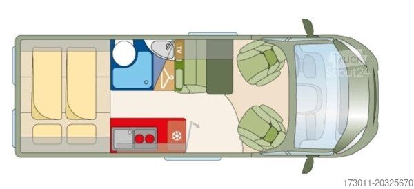 Автодім ROADCAR R600 165PS *Radio/Navi/Kamera/Markise*