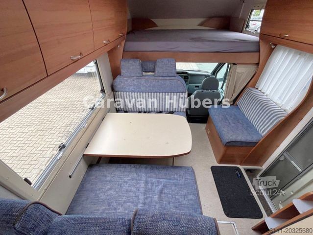 Autorulotă cu alcovă EURAMOBIL A 685 VB - Garage - Etagenbetten - Tempomat