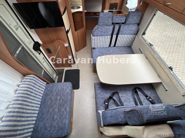 Autorulotă cu alcovă EURAMOBIL A 685 VB - Garage - Etagenbetten - Tempomat