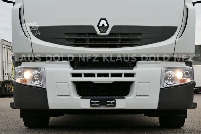 Camion plateau avec bâche RENAULT Premium 430 Getränkewagen Lift-/Lenkachse EU5