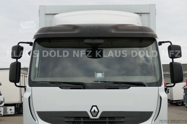 Camion plateau avec bâche RENAULT Premium 430 Getränkewagen Lift-/Lenkachse EU5