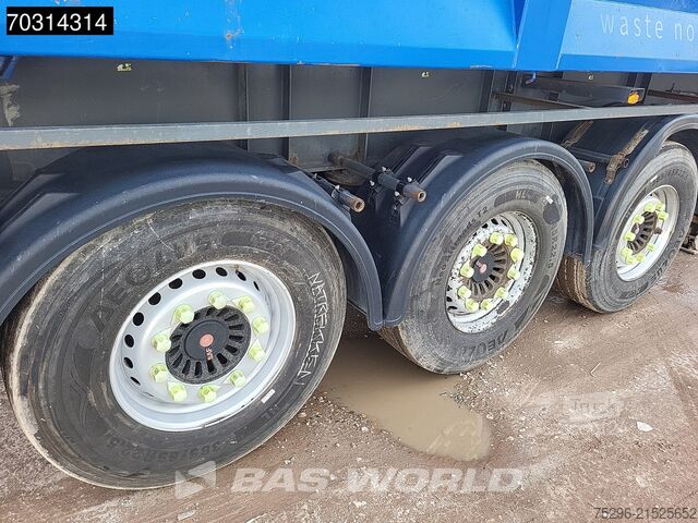 Avfallsbil AJK OP17-27/22.5 3 axles Multi kappen Lift + Steeri...