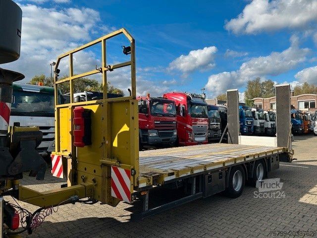 Dieplader oplegger  Stehmann Tandem mit Rampen + 6x Containerverrieg