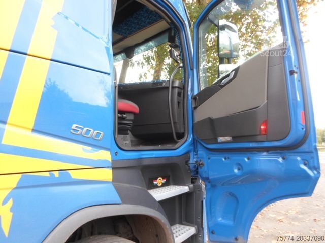 Kroghejselastbil VOLVO FH 500/ Lenkachse/ Meiller Abroller/Anhänger