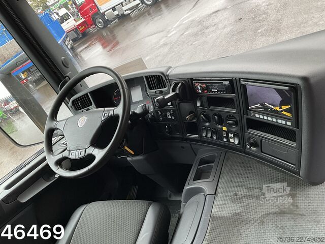 Camion-benne avec grue Scania P 280 HMF 12 Tonmeter Z-kraan