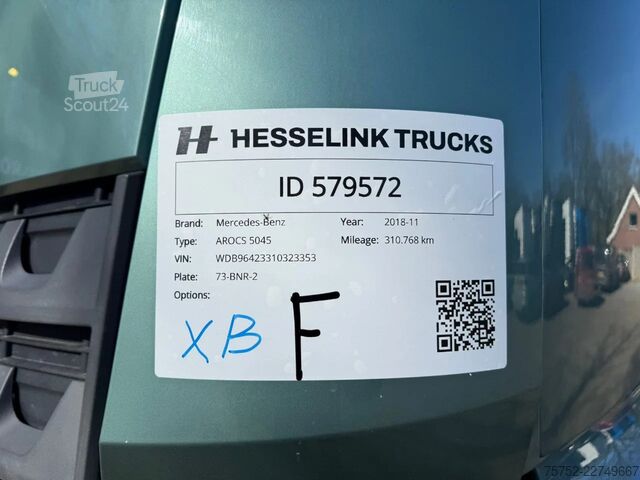 Самосвал Mercedes-Benz Arocs 10x8 Geisoleerde kipper 310.768KM NL Truc...