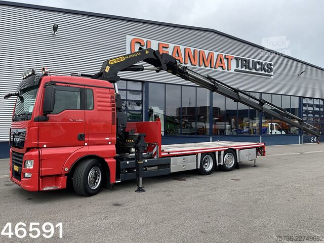 Vrachtwagen met kraan Man TGX 26.420 Palfinger 42 Tonmeter laadkraan