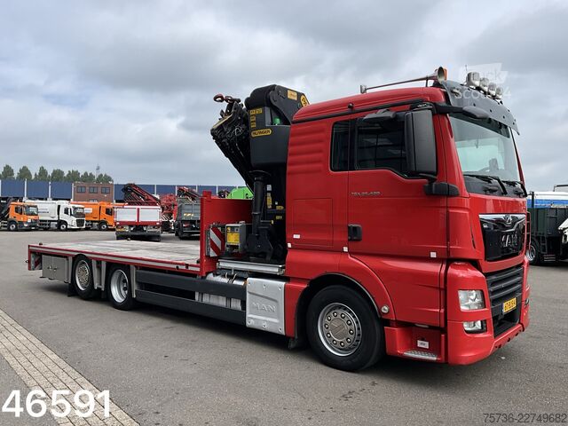 Vrachtwagen met kraan Man TGX 26.420 Palfinger 42 Tonmeter laadkraan
