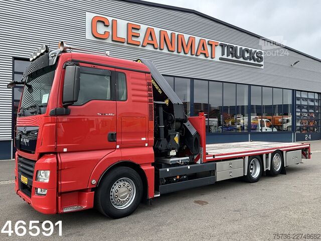 Vrachtwagen met kraan Man TGX 26.420 Palfinger 42 Tonmeter laadkraan