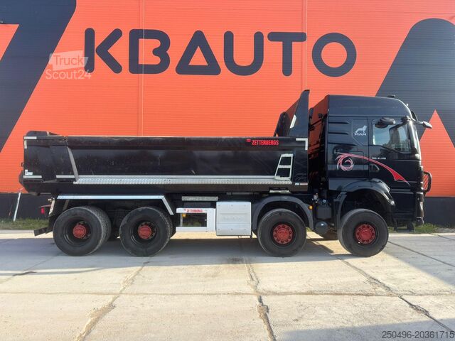 Benne MAN TGS 41.510 8x8 FULL STEEL / PRITARDER / BOX L=5...