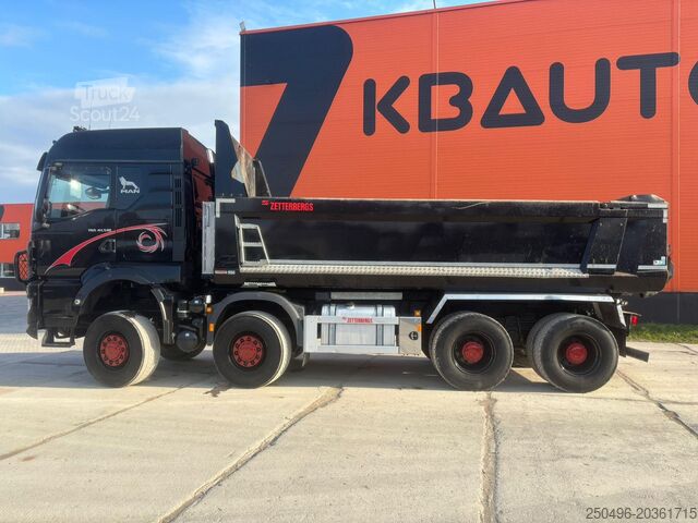 Benne MAN TGS 41.510 8x8 FULL STEEL / PRITARDER / BOX L=5...
