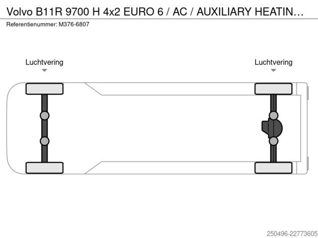 Matkailuauto Volvo B11R 9700 H 4x2 EURO 6 / AC / AUXILIARY HEATING...