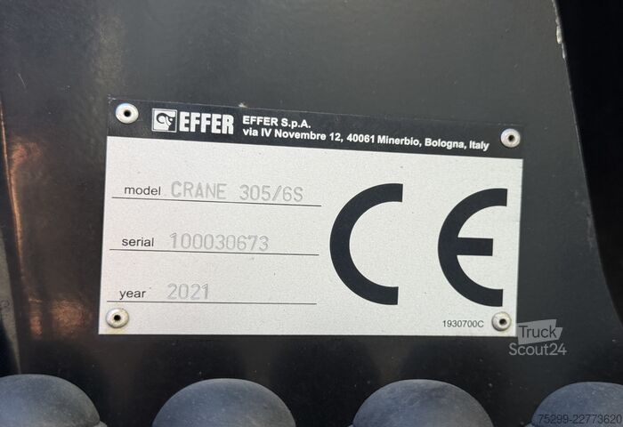 Autokran EFFER Effer 305/6S / Swiss-Vehicle