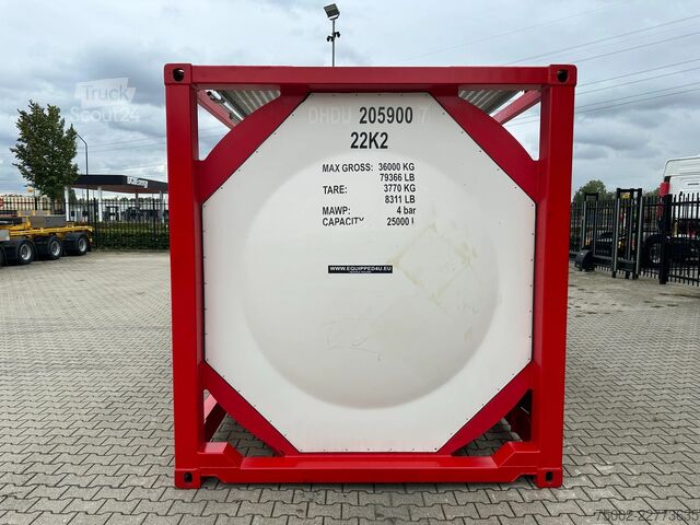 Tankcontainer CIMC 20FT ISO / 24.960L / 1-COMP / 3 BAFFLES / UN PO...