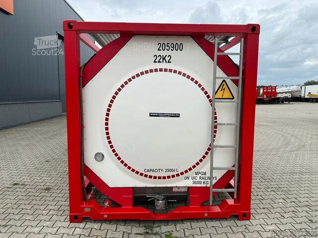 Tankcontainer CIMC 20FT ISO / 24.960L / 1-COMP / 3 BAFFLES / UN PO...