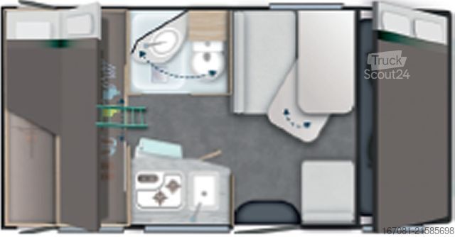 Alkovhusbil CHALLENGER Alkoven Break Edition C194