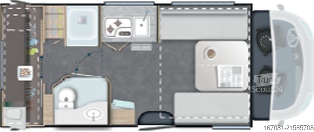 Halvintegrert bobil CHALLENGER Teilintegriert Graphite Edition 380