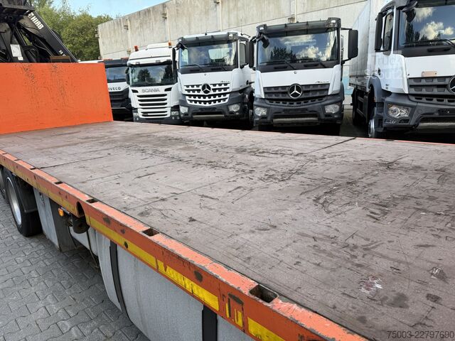 Ciężarówka z płaską platformą Volvo FH420 6X2*4 Kran Hiab 166-4