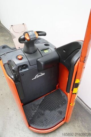 Elektrický paletový vozík s plošinou pro stojícího obsluhu Linde T 20 SP 131