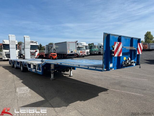 Semirremolque de plataforma baja ES-GE 3.SOU-1N-RM Mega-Teleskopierbar-Radmulden-TOP-