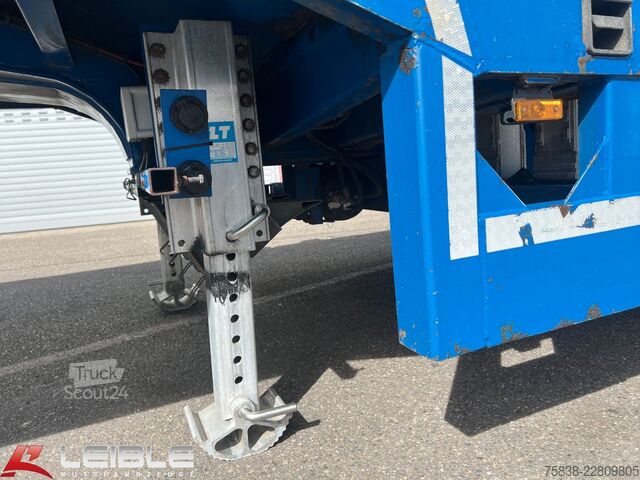 Semirremolque de plataforma baja ES-GE 3.SOU-1N-RM Mega-Teleskopierbar-Radmulden-TOP-