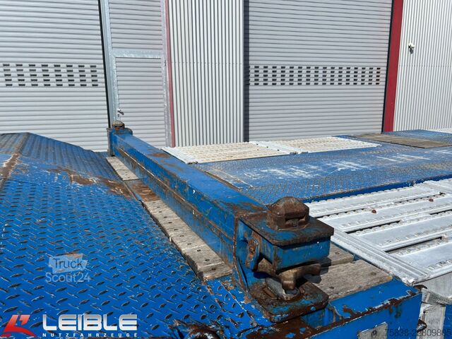 Semirremolque de plataforma baja ES-GE 3.SOU-1N-RM Mega-Teleskopierbar-Radmulden-TOP-
