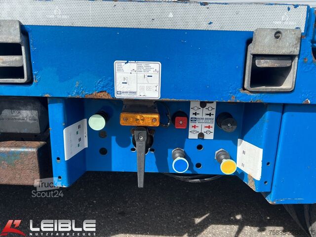 Semirremolque de plataforma baja ES-GE 3.SOU-1N-RM Mega-Teleskopierbar-Radmulden-TOP-
