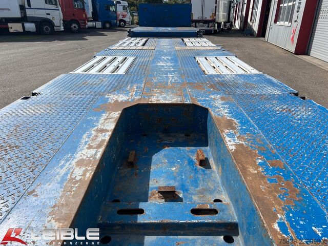 Semirremolque de plataforma baja ES-GE 3.SOU-1N-RM Mega-Teleskopierbar-Radmulden-TOP-