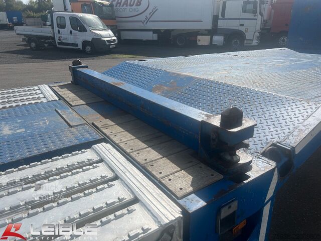Semirremolque de plataforma baja ES-GE 3.SOU-1N-RM Mega-Teleskopierbar-Radmulden-TOP-