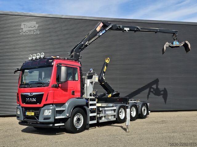 Sistema de braço de gancho MAN TGS 35.430 8x4-4 BL / HAAKARM + Z KRAAN / CRANE