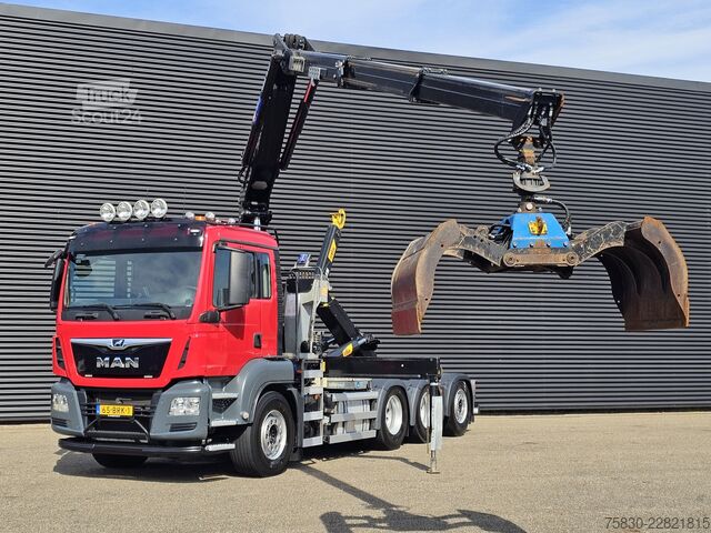 Sistema de braço de gancho MAN TGS 35.430 8x4-4 BL / HAAKARM + Z KRAAN / CRANE