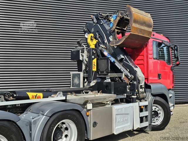 Sistema de braço de gancho MAN TGS 35.430 8x4-4 BL / HAAKARM + Z KRAAN / CRANE