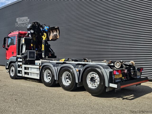 Sistema de braço de gancho MAN TGS 35.430 8x4-4 BL / HAAKARM + Z KRAAN / CRANE